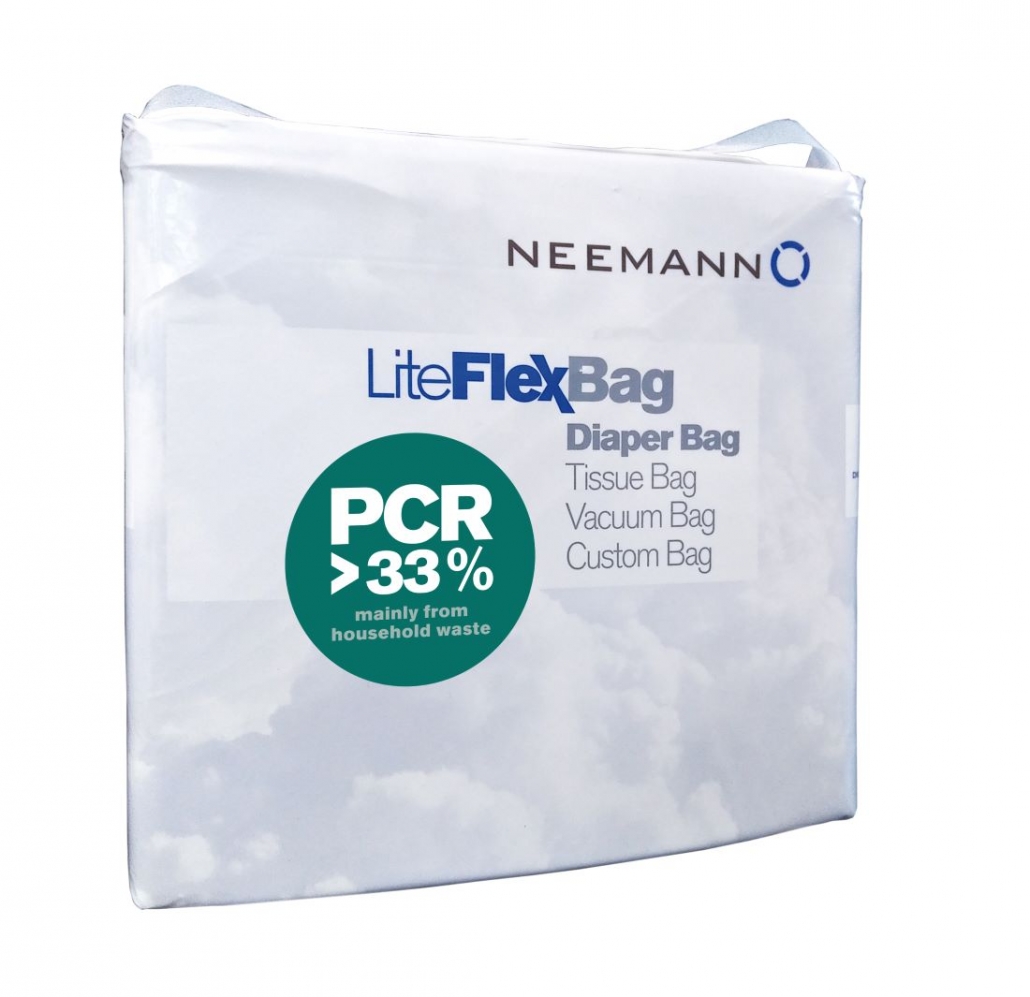 PCR mainly from household waste NEEMANN flexible packaging